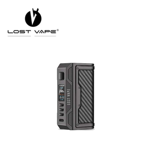 LOST VAPE THELEMA QUEST MOD 200W – GUN METAL FIBER CARBON